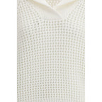 Weißes Baumwoll-Sweatshirt