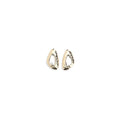Orecchini in ottone dorato