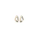 Orecchini in ottone dorato