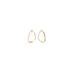 Orecchini in ottone dorato