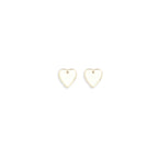 Gold Brass Earrings