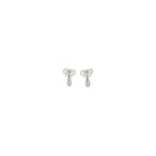 Silver Brass Earrings