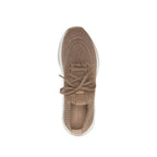 Braune Sportschuhe aus Stoff