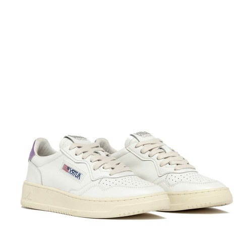 Weiße Leder-Sneaker