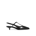 Black Calfskin High Heel Pumps