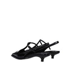 Black Calfskin High Heel Pumps