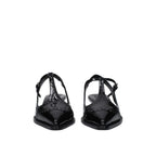 Black Calfskin High Heel Pumps