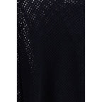 Blaues Wollsweatshirt