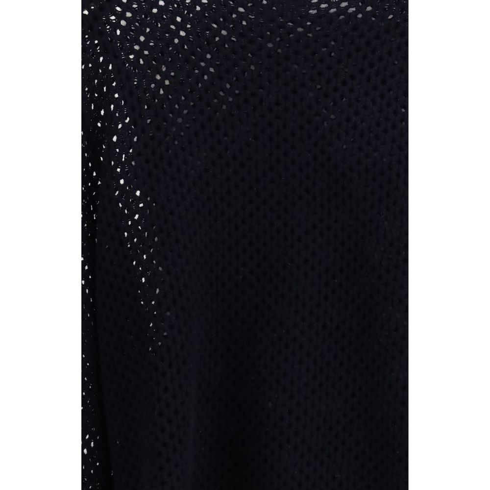 Blaues Wollsweatshirt