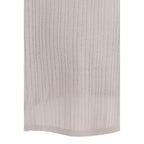 Weißer Kaschmirpullover