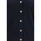 Blue Cashmere Cardigan