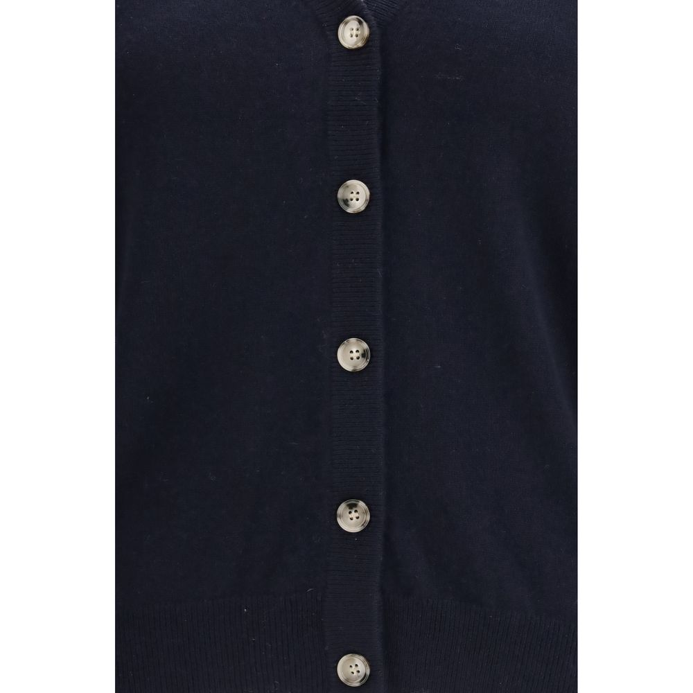 Blue Cashmere Cardigan
