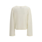 White Wool Sweatshirt