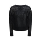 Black Wool Cardigan