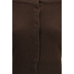 Brown Cashmere Cardigan