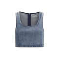 Camicia in denim blu