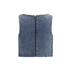 Camicia in denim blu