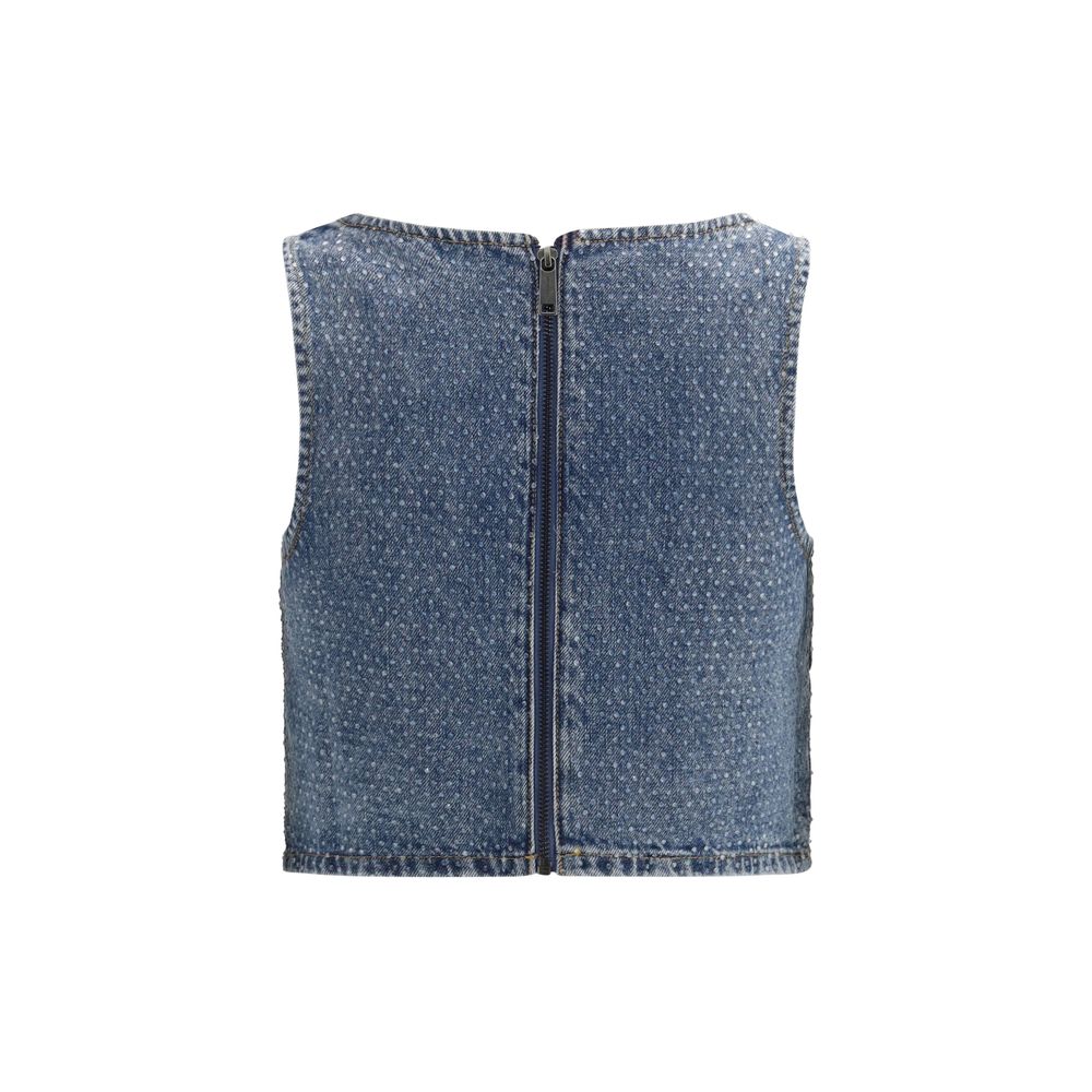 Camicia in denim blu