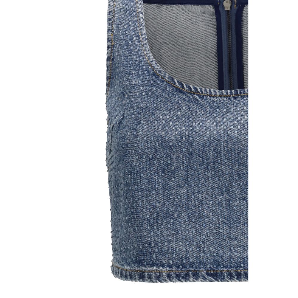 Camicia in denim blu