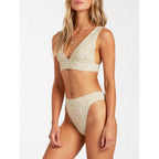 Beige Polyester Swim Shorts