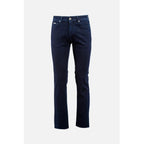 Blaue Baumwoll-Jeans mit geradem Schnitt