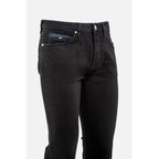 Schwarze Baumwolljeans
