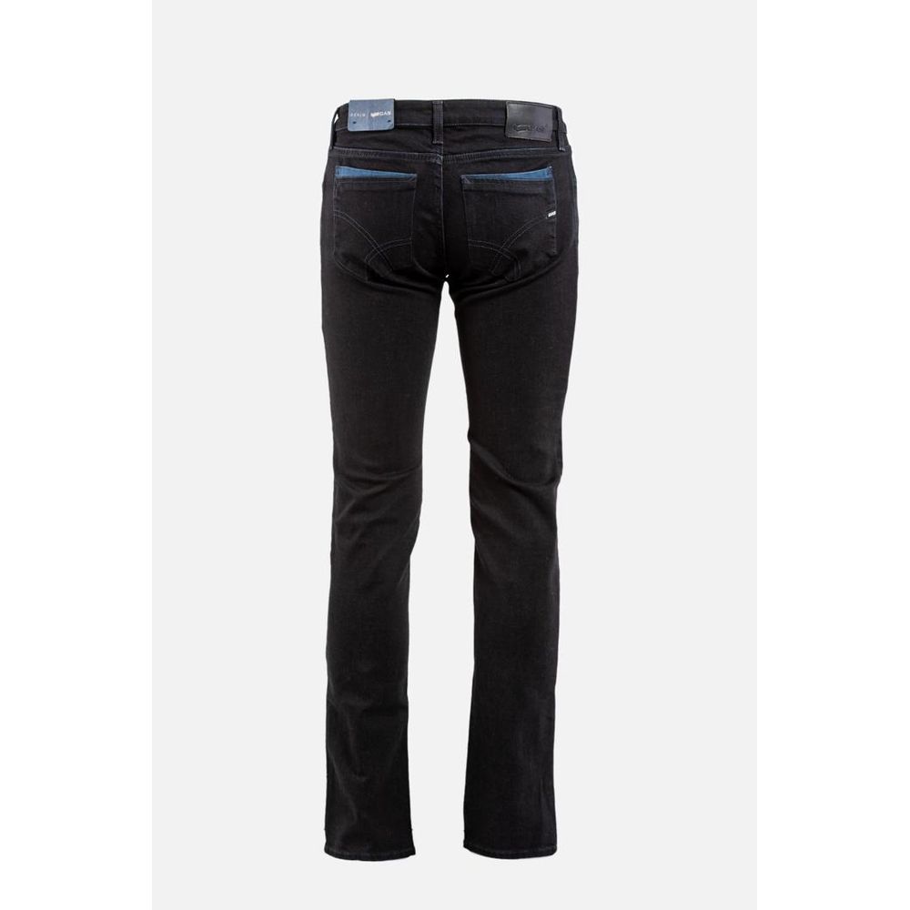 Schwarze Baumwolljeans