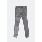 Gray Leather Pants