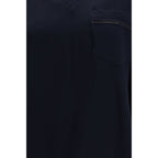 Blue Viscose T-Shirt
