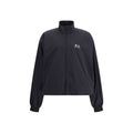 Schwarze Polyester-Shelljacke