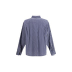 Hemd aus Baumwolle mit blauem Muster