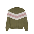 Sweatshirt aus zweifarbiger Wolle