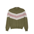 Sweatshirt aus zweifarbiger Wolle