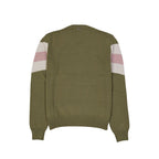 Sweatshirt aus zweifarbiger Wolle