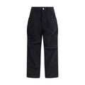 Schwarze Freizeithose aus Baumwolle