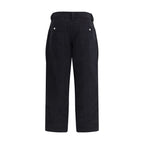 Schwarze Freizeithose aus Baumwolle