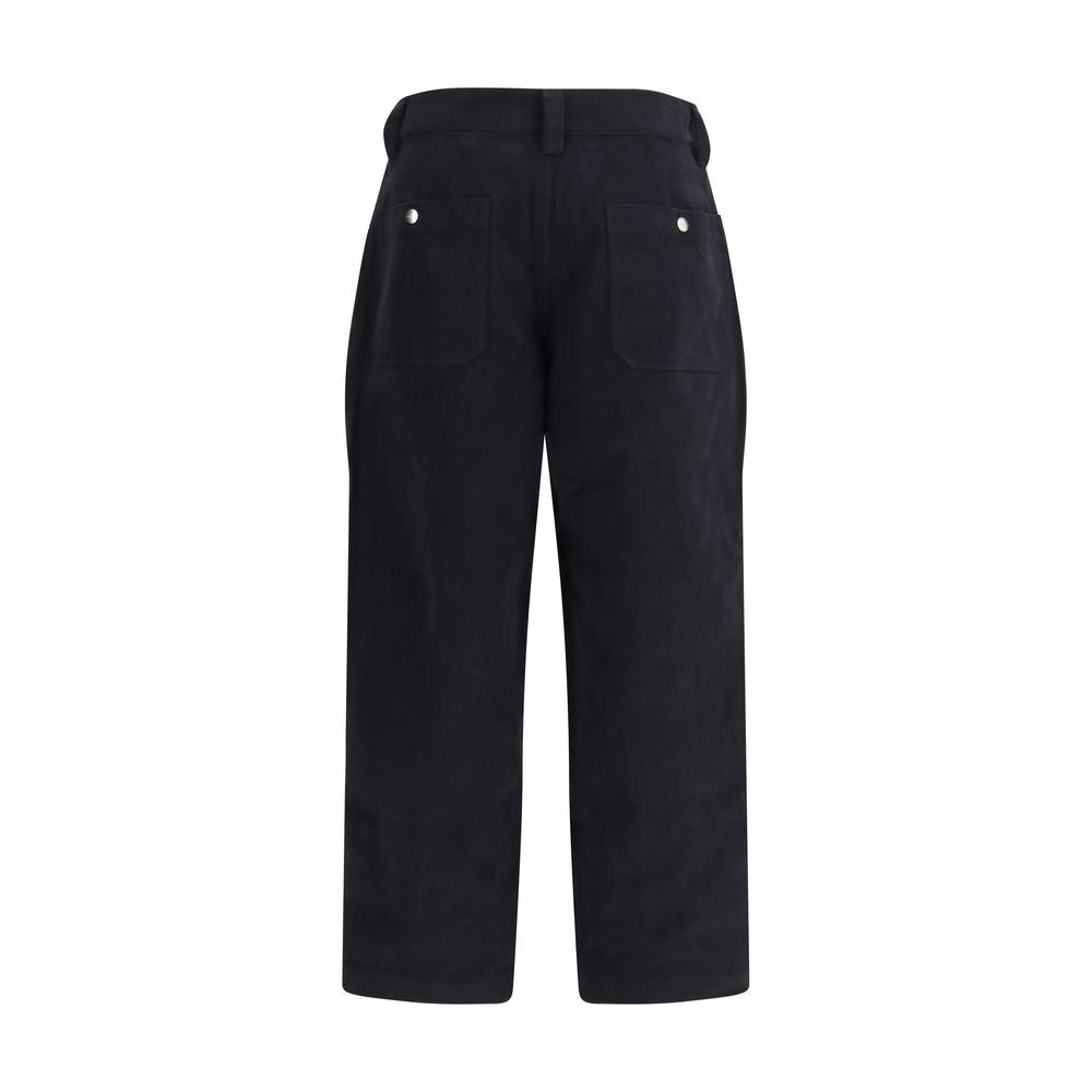 Schwarze Freizeithose aus Baumwolle