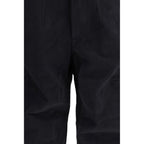 Schwarze Freizeithose aus Baumwolle