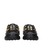 Black Leather Sneakers