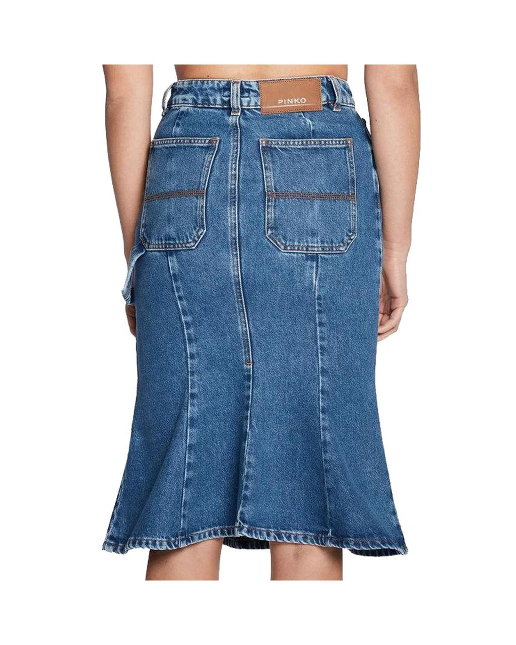 Blauer Jeansrock