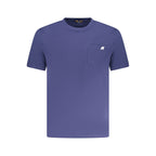 Blaues Baumwoll-T-Shirt