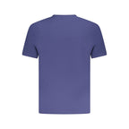 Blaues Baumwoll-T-Shirt