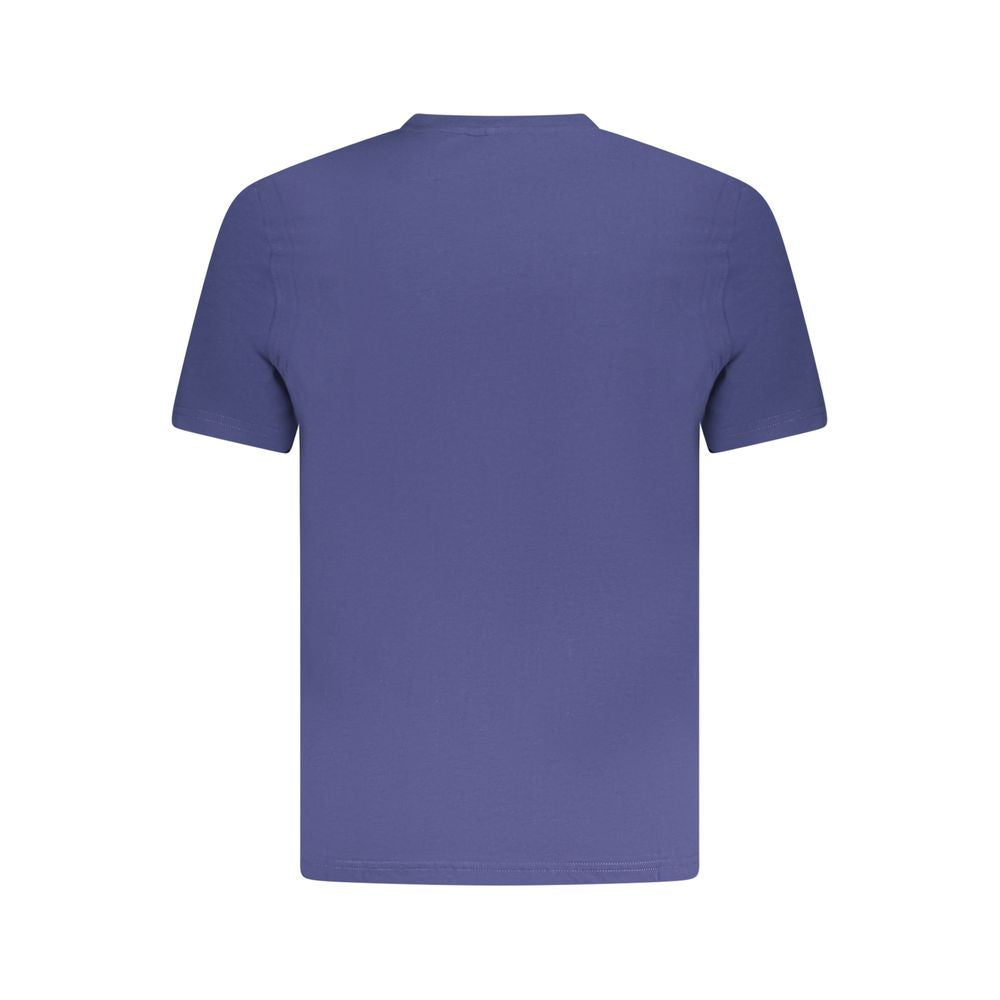 Blaues Baumwoll-T-Shirt