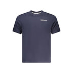 Blue Cotton Men T-Shirt