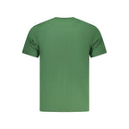 Green Cotton Men T-Shirt