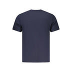 Blue Cotton Men's T-Shirt