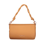 Brown Polyurethane Women's Bag