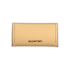 Beige Polyurethane Women's Wallet