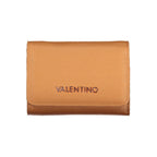 Brown Polyurethane Women's Wallet