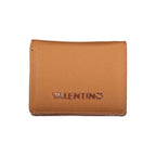 Brown Polyurethane Women's Wallet
